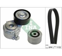Kit cinghia trapezoidale multirighe 529 0019 10 INA per PEUGEOT CITROËN