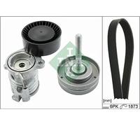 Kit cinghia trapezoidale multirighe 529 0090 10 INA per SKODA SEAT VW