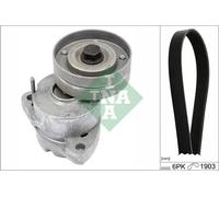 Kit cinghia trapezoidale multirighe 529 0091 10 INA per OPEL DAEWOO