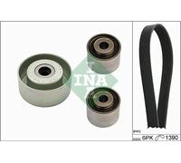 INA Kit cinghia trapezoidale multirighe 529 0157 10 per Citroën, Peugeot, Fiat