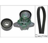 Kit cinghia trapezoidale multirighe 529 0164 10 INA per RENAULT KANGOO CLIO II