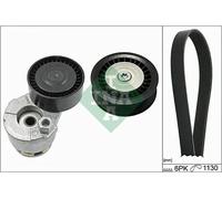 Kit cinghia trapezoidale multirighe 529 0165 10 INA per RENAULT DACIA NISSAN