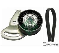 Kit cinghia trapezoidale multirighe 529 0178 10 INA per RENAULT NISSAN