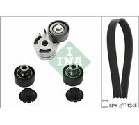 Kit cinghia trapezoidale multirighe 529 0186 10 INA per PEUGEOT FORD CITROËN