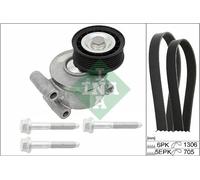 Kit cinghia trapezoidale multirighe 529 0192 10 INA per FORD VOLVO