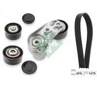 Kit cinghia trapezoidale multirighe 529 0211 10 INA per BMW 5 Touring 7 5 X5 X6