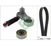 Kit cinghia trapezoidale multirighe 529 0257 10 INA per PEUGEOT CITROËN