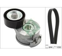 Kit cinghia trapezoidale multirighe 529 0292 10 INA per CITROËN PEUGEOT OPEL