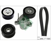 Kit cinghia trapezoidale multirighe 529 0337 10 INA per FORD ECOSPORT FIESTA VI