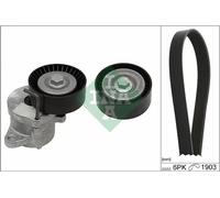 Kit cinghia trapezoidale multirighe 529 0348 10 INA per OPEL CHEVROLET