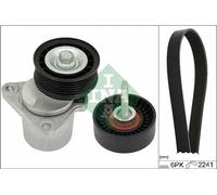 Kit cinghia trapezoidale multirighe 529 0387 10 INA per FORD GALAXY II S-MAX