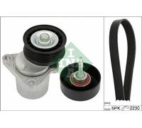 Kit cinghia trapezoidale multirighe 529 0394 10 INA per FORD MONDEO III Turnier