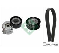 Kit cinghia trapezoidale multirighe 529 0418 10 INA per FIAT ALFA ROMEO