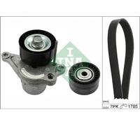 INA Set cinghie Poly-V 529 0423 10 per NISSAN X-TRAIL II (T31) 2007-2013