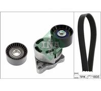 Kit cinghia trapezoidale multirighe 529 0437 10 INA per RENAULT OPEL NISSAN