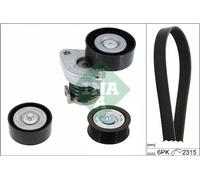 Set di cinghie Poly-V INA 529 0444 10