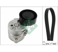 Kit cinghia trapezoidale multirighe 529 0458 10 INA per BMW 5 7 5 Touring 3 X5