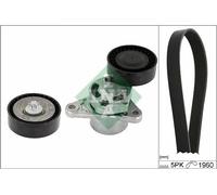 Kit cinghia trapezoidale multirighe 529 0487 10 INA per MERCEDES-BENZ CLASSE E
