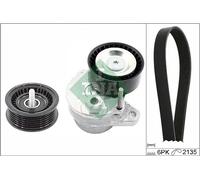 INA Kit cinghie Poly-V 529 0494 10 per Mercedes-Benz Classe S GLK X204 M W166