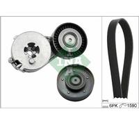 Kit cinghia trapezoidale multirighe 529 0500 10 INA per AUDI SEAT