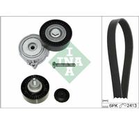 Kit cinghia trapezoidale multirighe 529 0509 10 INA per AUDI A6 C6 A4 B7 Avant