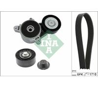 Kit cinghia trapezoidale multirighe 529 0515 10 INA per DODGE JEEP MITSUBISHI