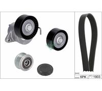 Kit cinghia trapezoidale multirighe con puleggia a ruota libera 529 0348 20 INA