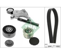 Kit cinghia trapezoidale multirighe con puleggia a ruota libera 529 0471 20 INA