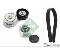 Kit cinghia trapezoidale multirighe con puleggia a ruota libera 529 0478 20 INA