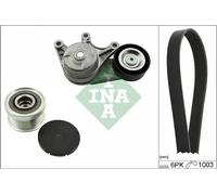 Kit cinghia trapezoidale multirighe con puleggia a ruota libera 529 0483 20 INA
