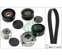 Kit cinghia trapezoidale multirighe con puleggia a ruota libera 529 0484 20 INA