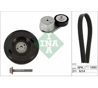 Kit cinghia trapezoidale multirighe con puleggia albero a gomiti 529 0409 20 INA