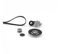 Kit cinghia trapezoidale multirighe con puleggia albero a gomiti K196PK975 GATES