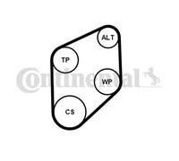 Kit cinghia trapezoidale multirighe con rullo tenditore 4PK800K1 per SMART