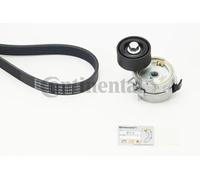 ContiTech Kit cinghia trapezoidale multirighe 6PK1045K4 con rullo tenditore per PEUGEOT DS