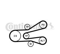 CONT ITech 6pk1440 K1 cinghia trapezoidale Set