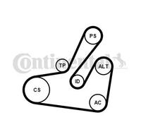 CONTITECH 6PK1795K2 Kit Cinghie Poly-V