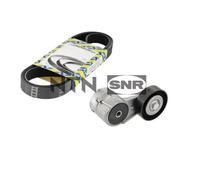 NTN-SNR Kit cinghie Poly-V KA853.07 per Opel Astra G 1.4 16V Hatchback