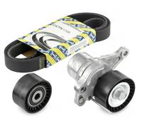 NTN-SNR Set di cinghie Poly-V KA855.24 per Renault Nissan Seat