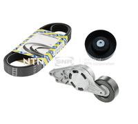 Kit cinghia trapezoidale multirighe KA857.46 SNR per AUDI SEAT