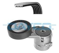 Dayco Kit cinghie Poly-V KPV405 – cinghia trapezoidale multirighe per Opel/Saab/Vauxhall