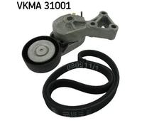 Set di cinghie Poly-V SKF VKMA 31001