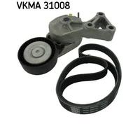 SKF Kit Cinghie Poly-V VKMA 31008 EPDM (Etilene-Propilene-Diene-Caucciù)