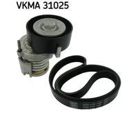 Kit cinghia trapezoidale multirighe VKMA 31025 SKF per SEAT VW SKODA