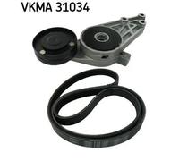 SKF Kit Cinghie Poly-V VKMA 31034 EPDM (Etilene-Propilene-Diene-Caucciù)