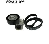 SKF Kit cinghie Poly-V VKMA 31098 per VW Polo, Golf VI, Skoda, Audi, Seat