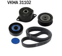 Kit cinghia trapezoidale multirighe VKMA 31102 SKF per VW TRANSPORTER T4 Furgone