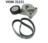 SKF Kit cinghia trapezoidale multirighe VKMA 31111 per VW, SKODA, AUDI, SEAT