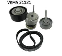 Kit cinghia trapezoidale multirighe VKMA 31121 SKF per SKODA SEAT VW
