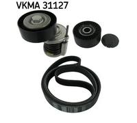 Kit cinghia trapezoidale multirighe VKMA 31127 SKF per AUDI SEAT